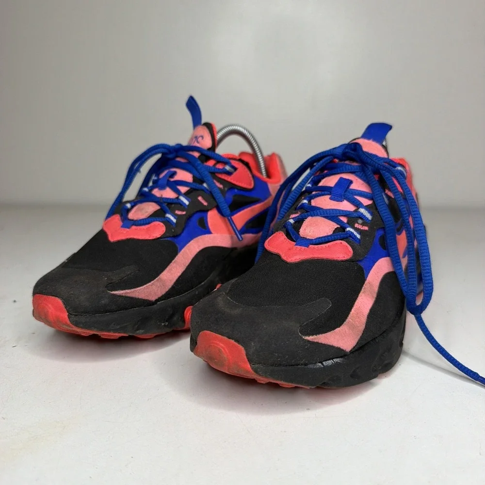 NIKE Air Max React Air 270 SIZE 7Y Youth Running Walking Shoes Sneakers Pink